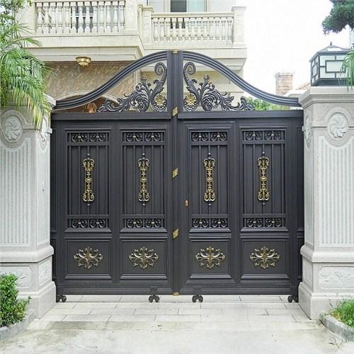铜艺庭院门